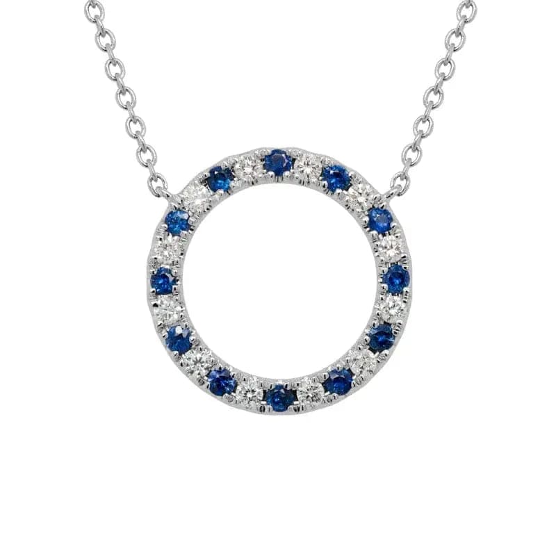 14k Gold Precious Gemstone Necklace - Biggar Diamonds