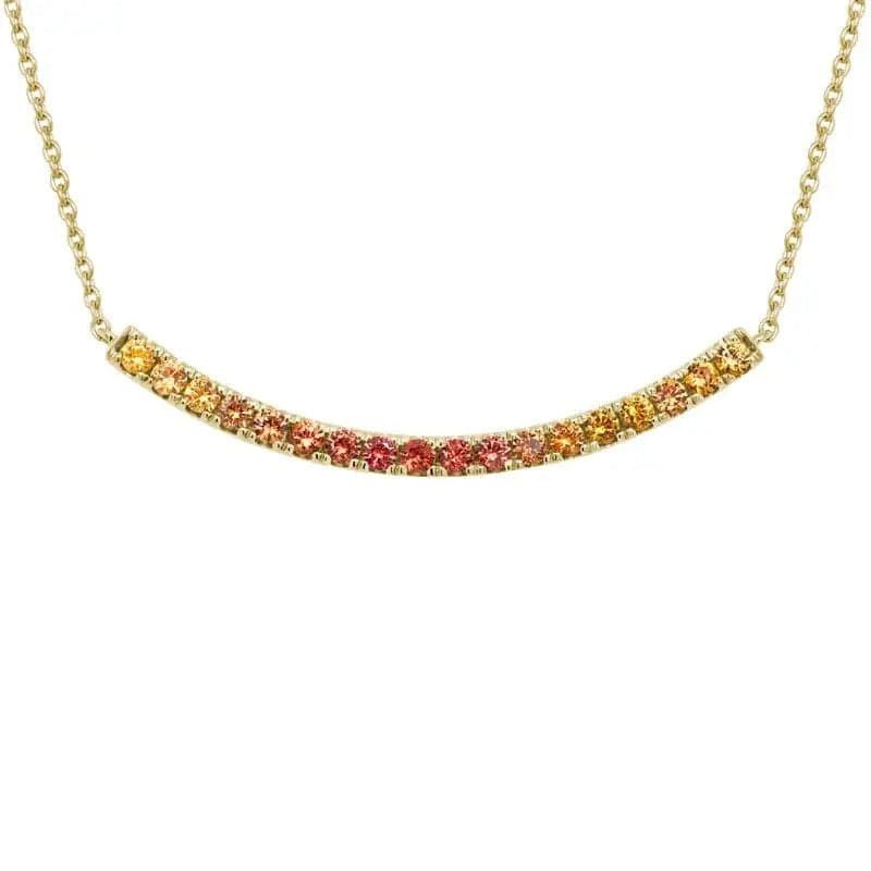 14k Gold Precious Gemstone Necklace - Biggar Diamonds