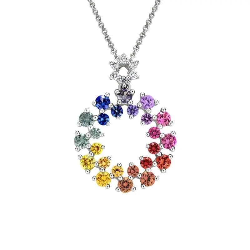 14k Gold Precious Gemstone Necklace - Biggar Diamonds