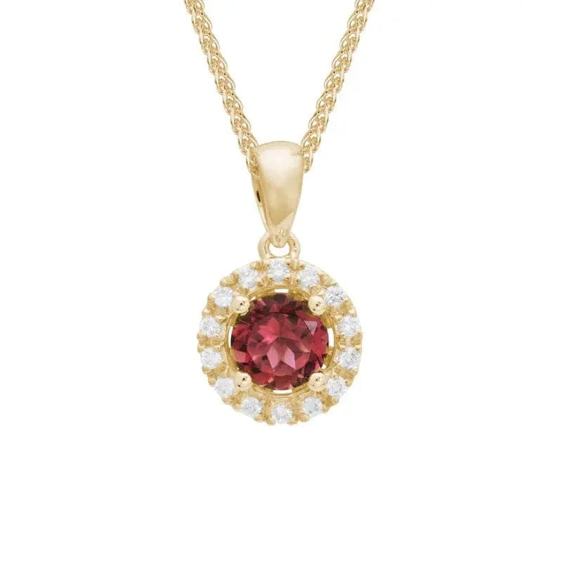 14k Gold Precious Gemstone Necklace - Biggar Diamonds