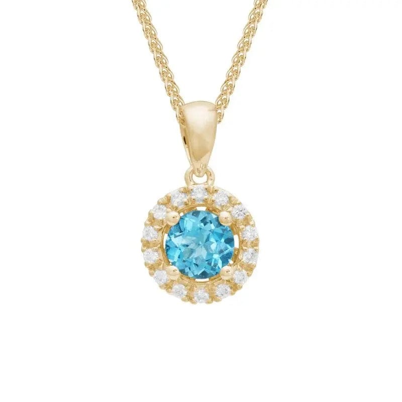 14k Gold Precious Gemstone Necklace - Biggar Diamonds