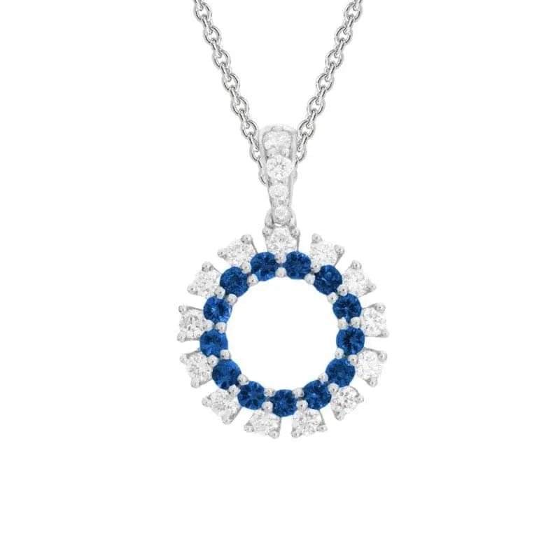 14k Gold Precious Gemstone Necklace - Biggar Diamonds