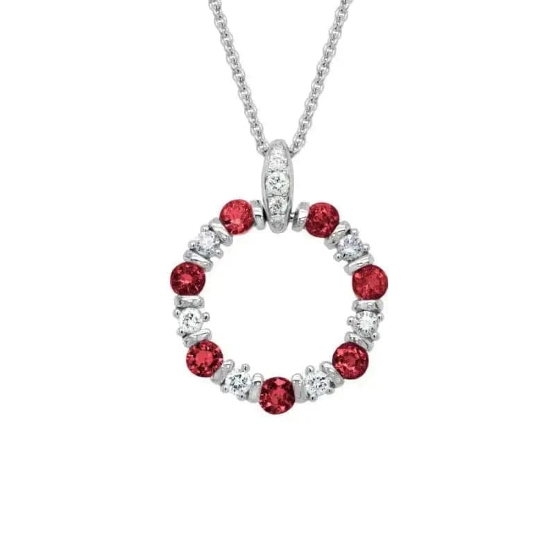 14k Gold Precious Gemstone Necklace - Biggar Diamonds