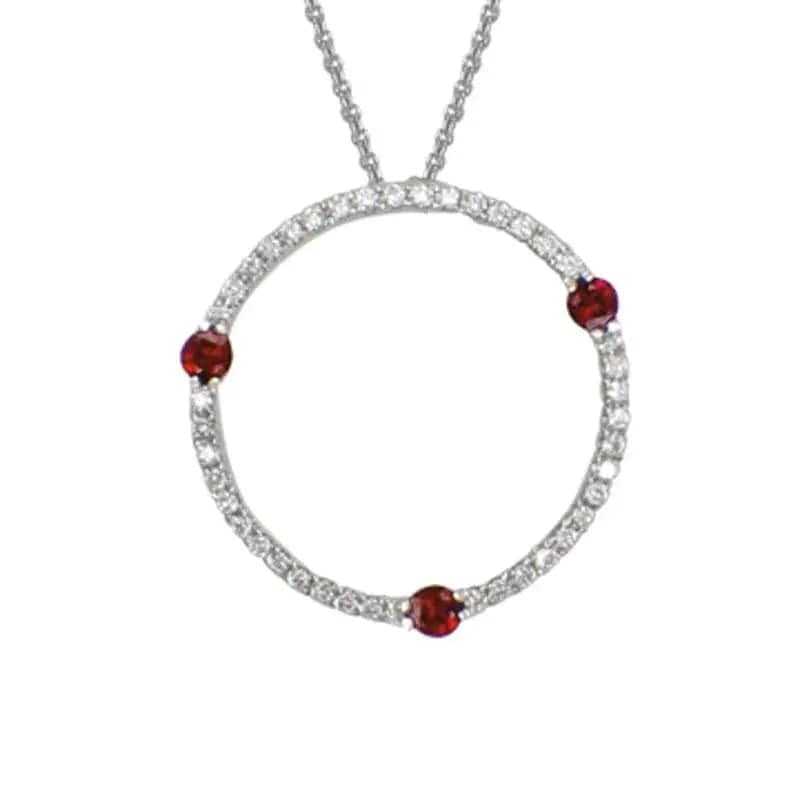 14k Gold Precious Gemstone Necklace - Biggar Diamonds