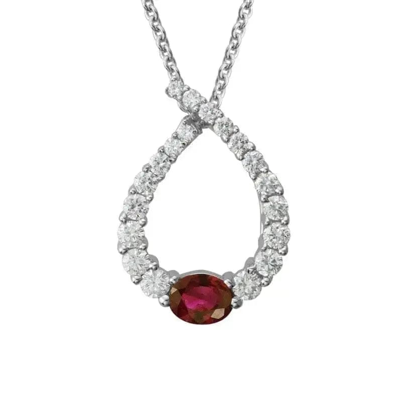 14k Gold Precious Gemstone Necklace - Biggar Diamonds