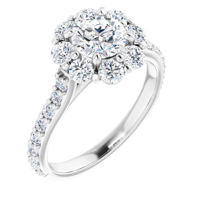 Halo Engagement Ring