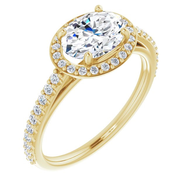 Halo Engagement Ring