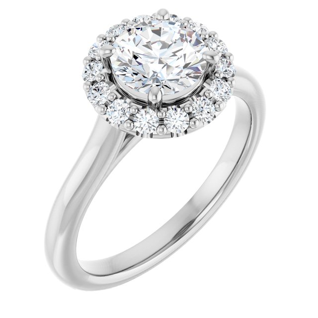 Halo Engagement Ring