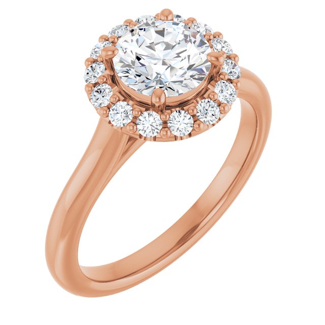 Halo Engagement Ring