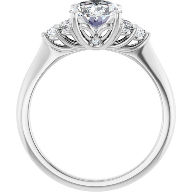 Accented Engagement Ring