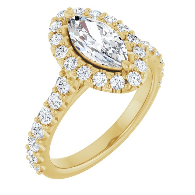 Halo Engagement Ring