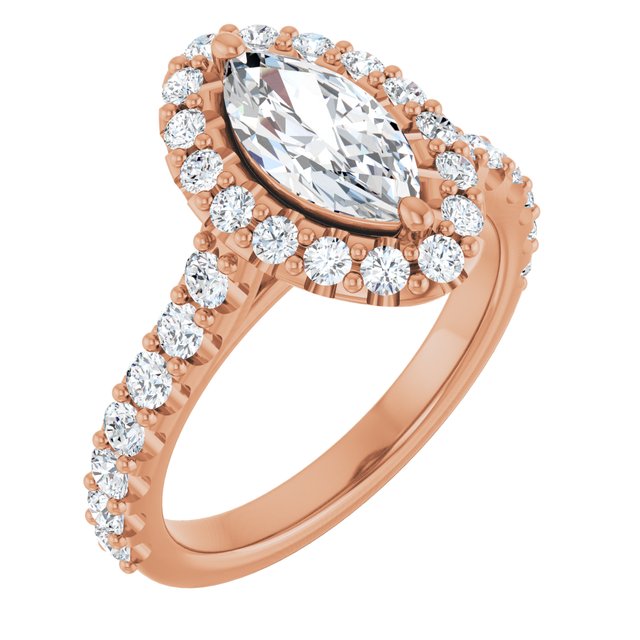 Halo Engagement Ring