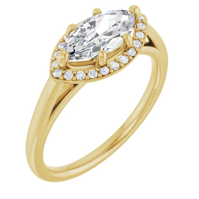Halo Engagement Ring