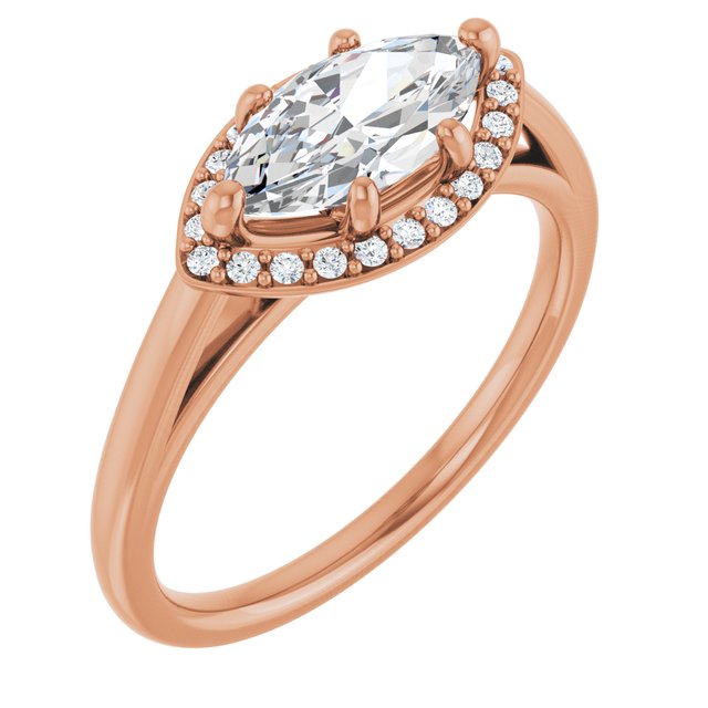 Halo Engagement Ring