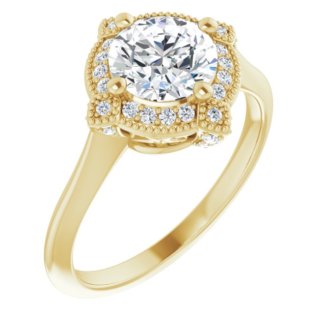 Halo Engagement Ring