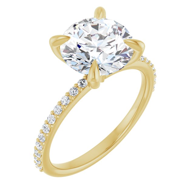 Accented Engagement Ring