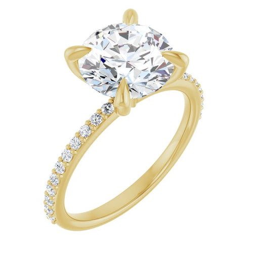 Accented Engagement Ring
