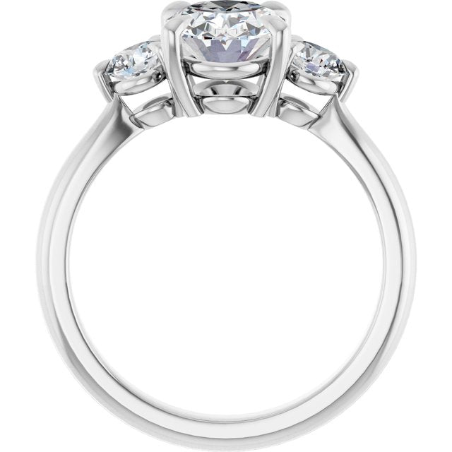 Accented Engagement Ring
