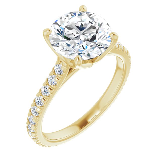 Accented Engagement Ring