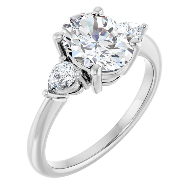Accented Engagement Ring
