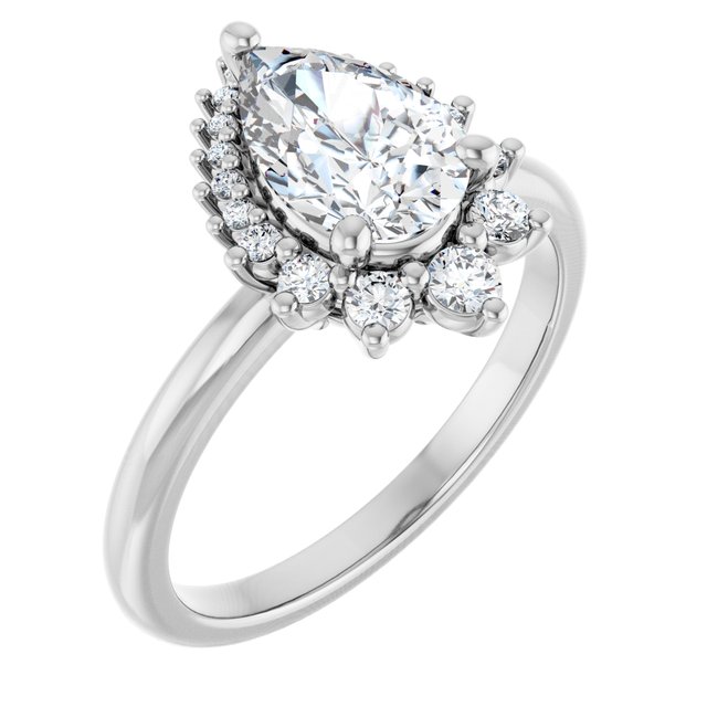 Halo Engagement Ring