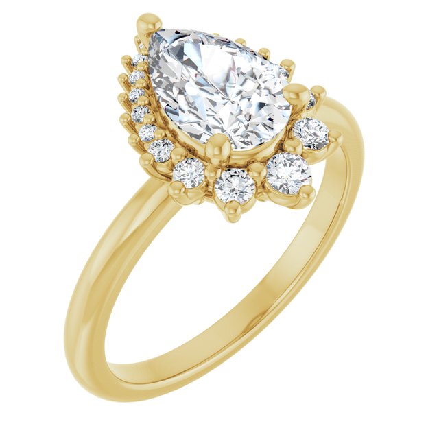 Halo Engagement Ring