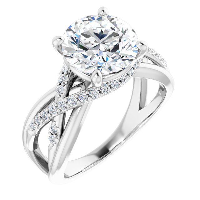 Accented Engagement Ring