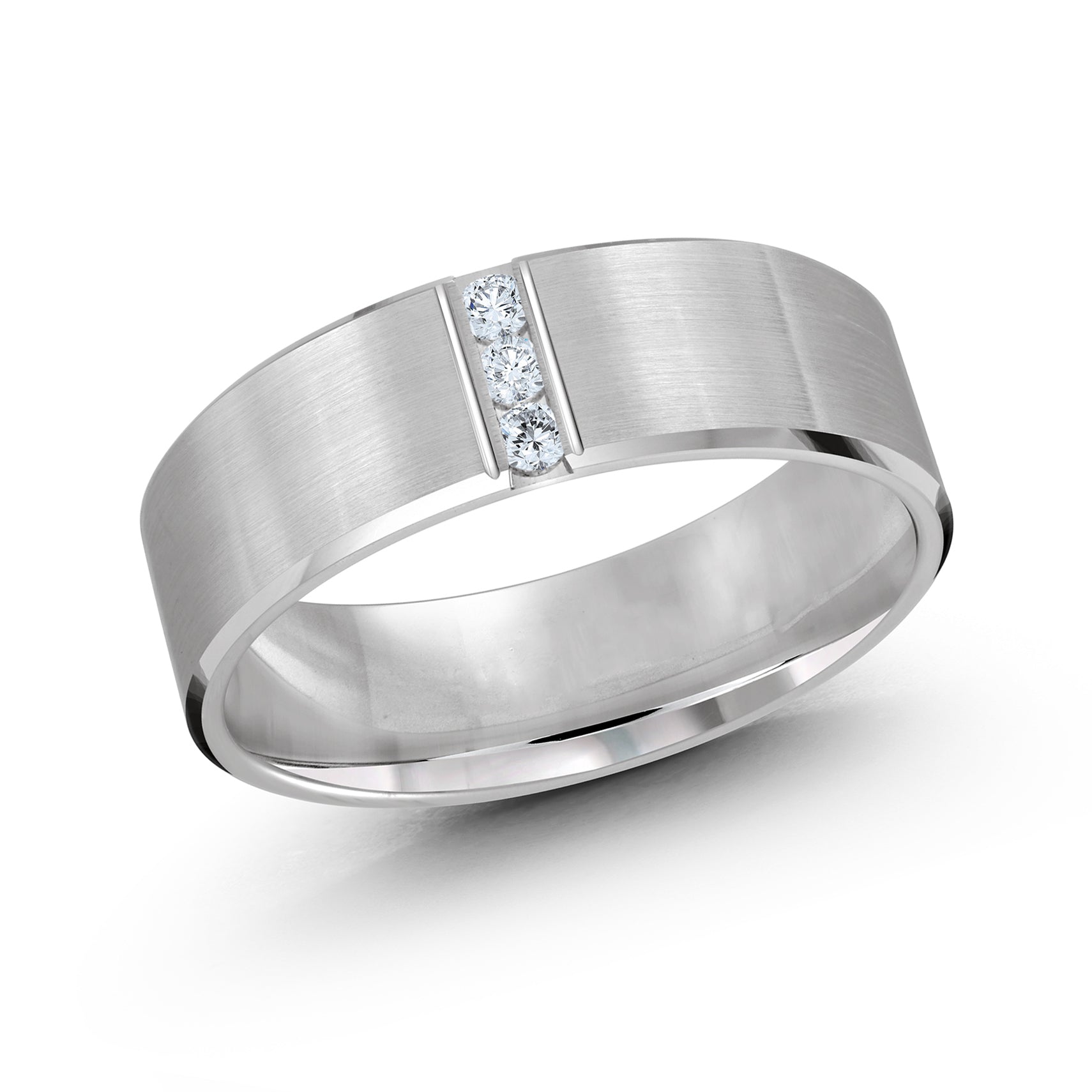 Diamond + Gold Wedding Band