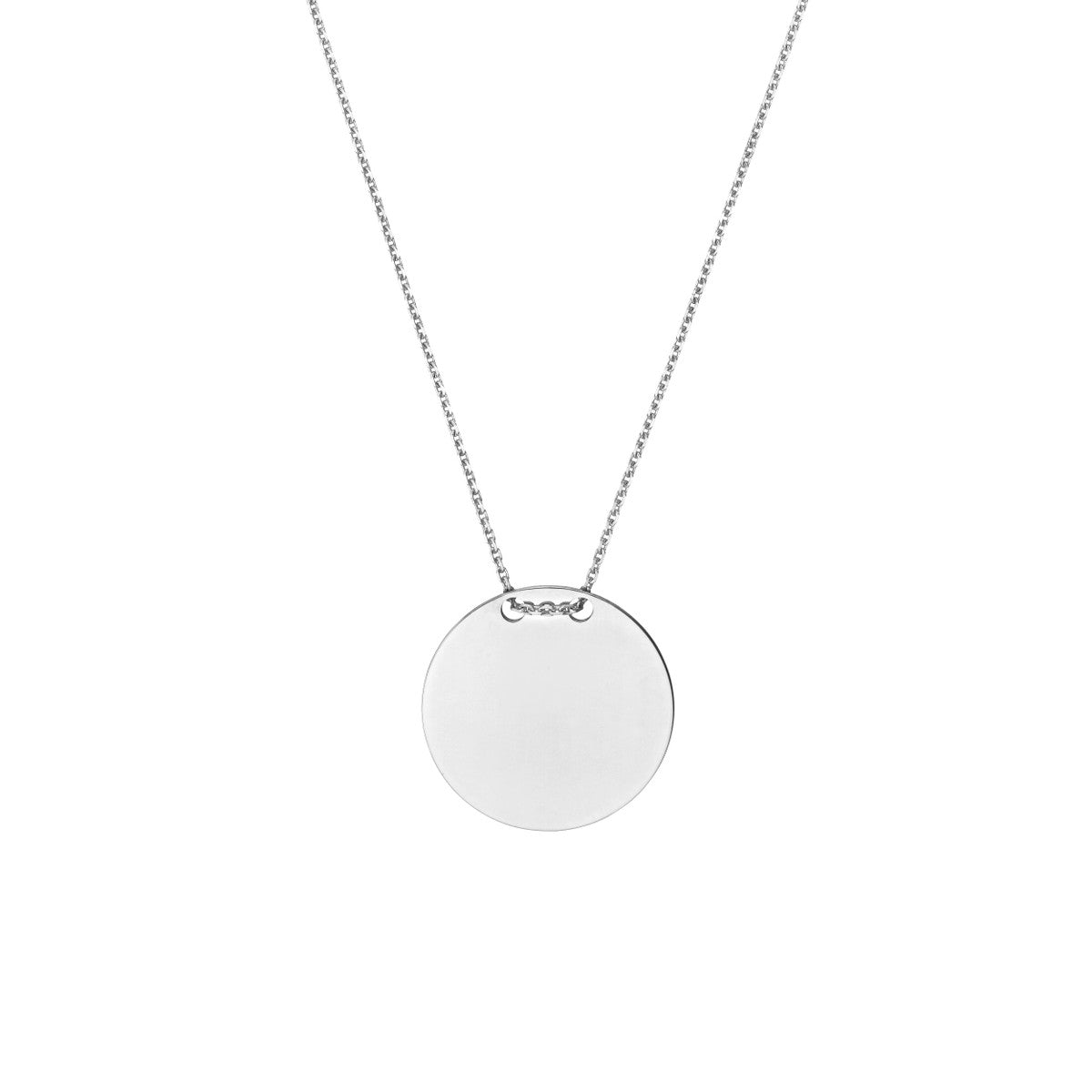 Engravable Disc Necklace