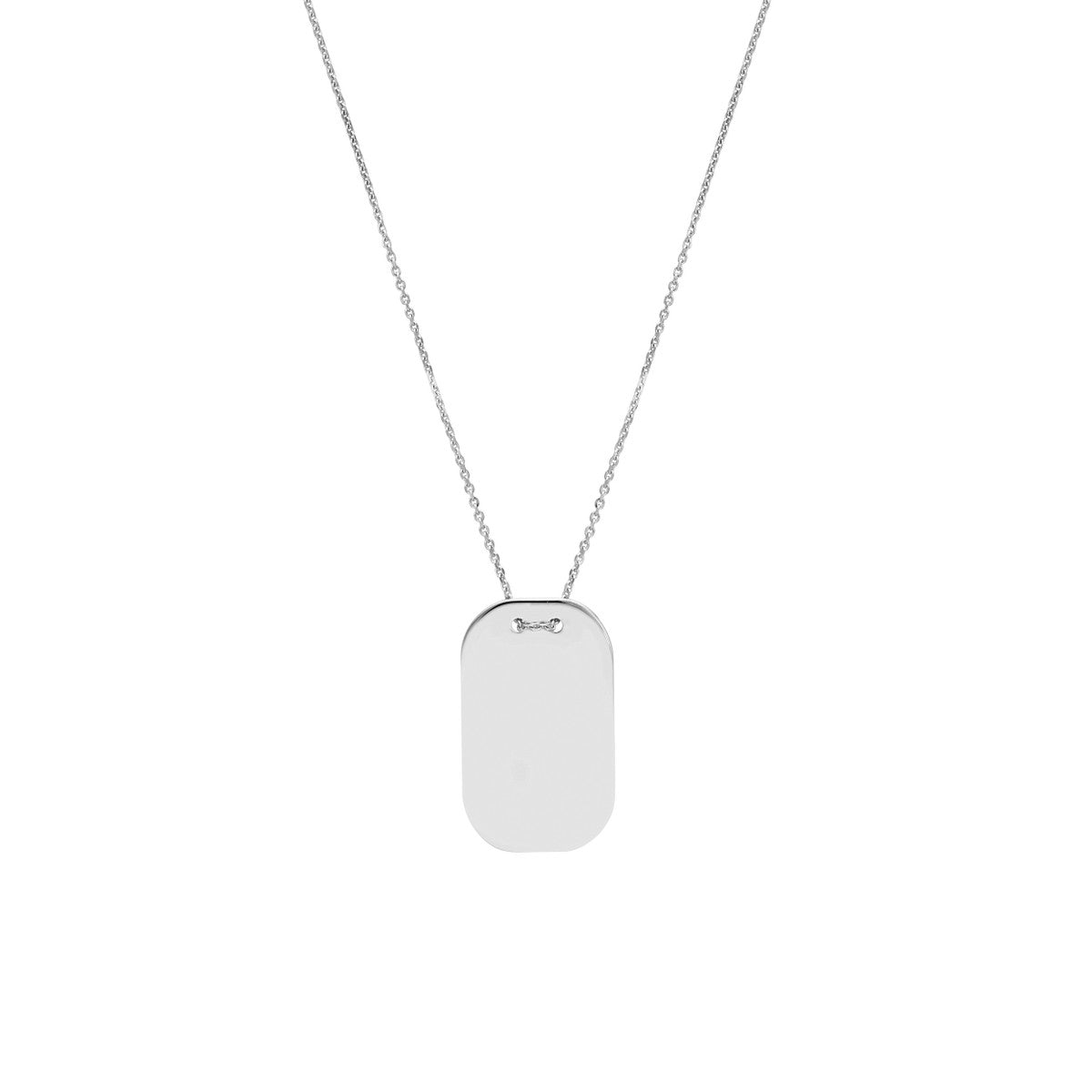 Engravable Dog Tag Necklace