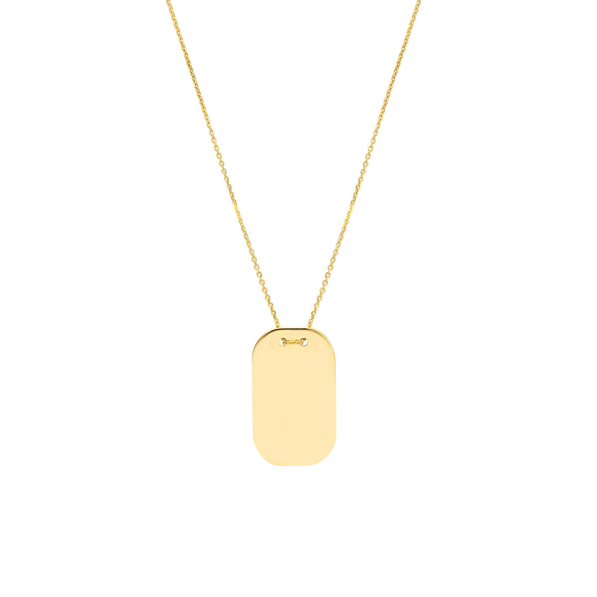 Engravable Dog Tag Necklace