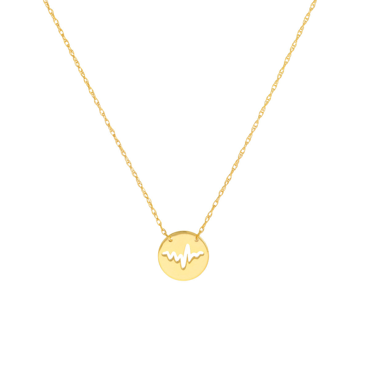 Mini Disc Cut-Out Necklace
