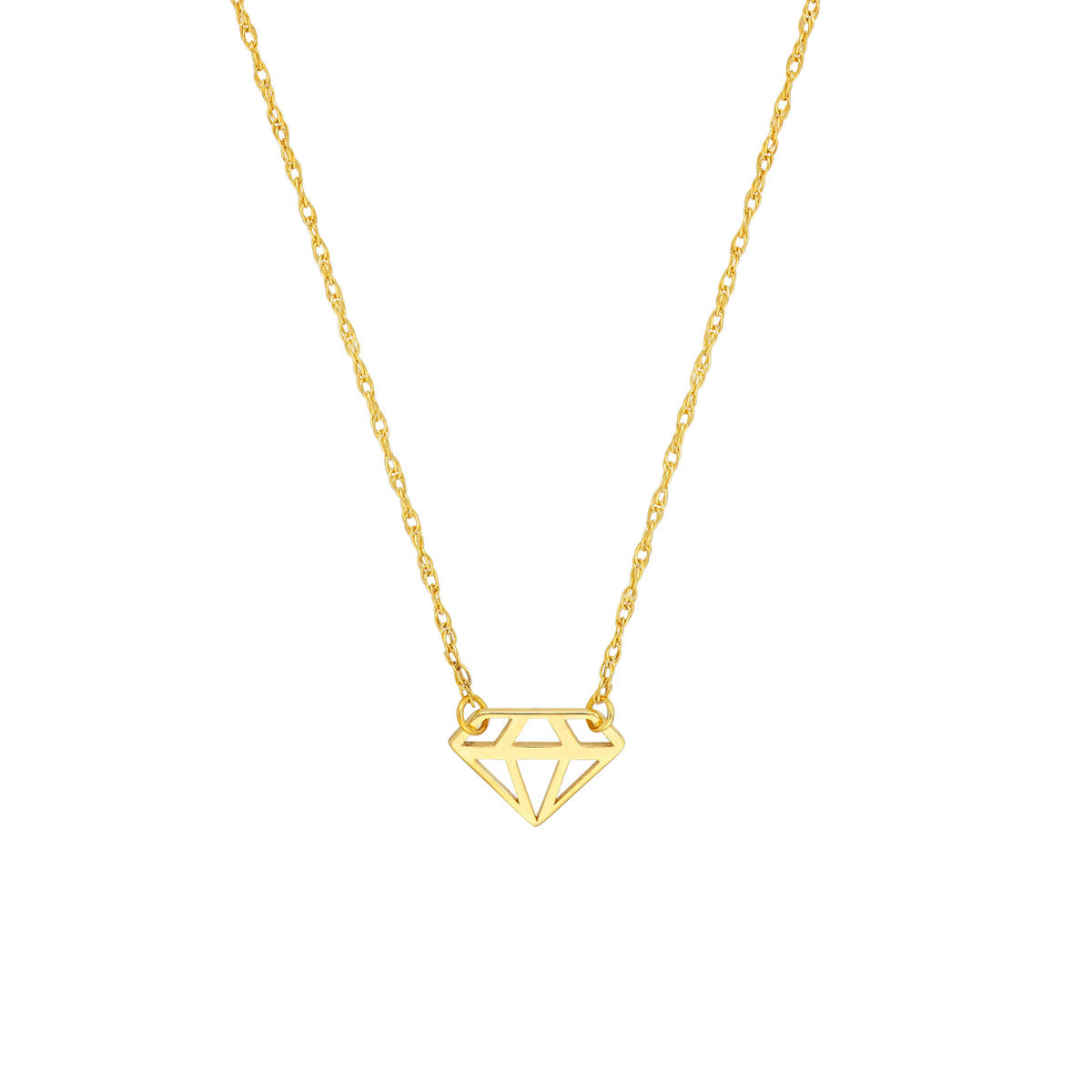 Mini Diamond-Shaped Necklace