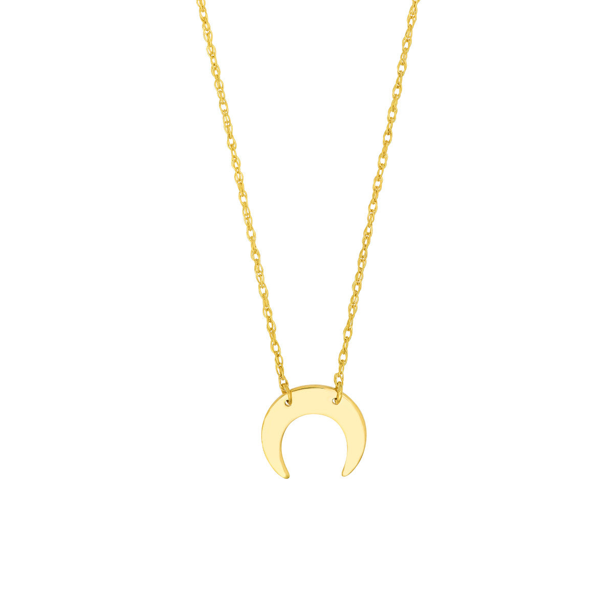 Mini Crescent Moon Necklace