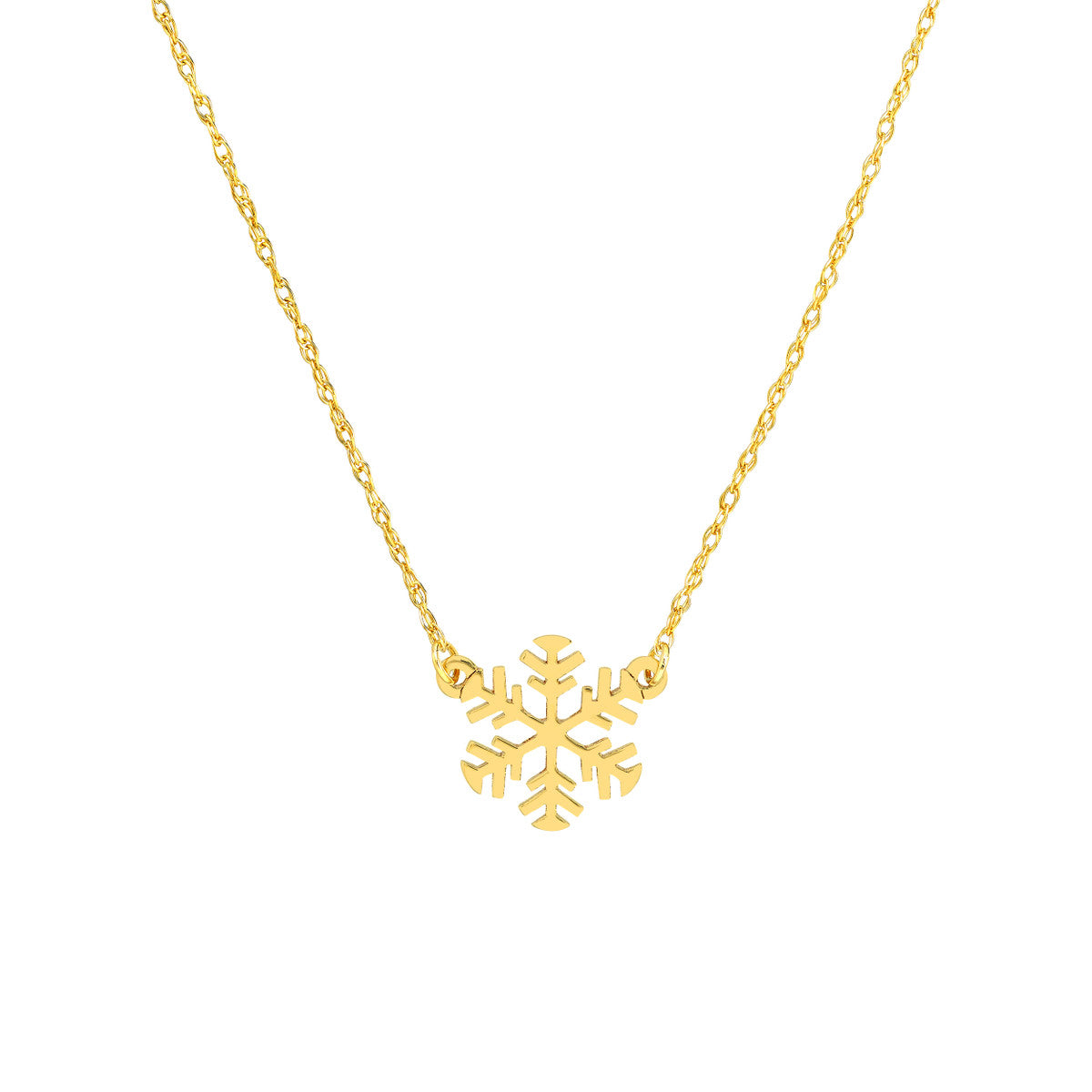 Mini Snowflake Necklace