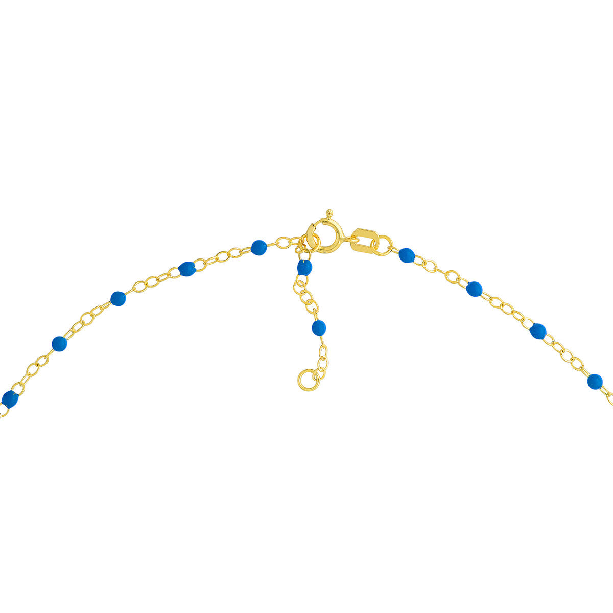 Enamel Bead on Piatto Chain