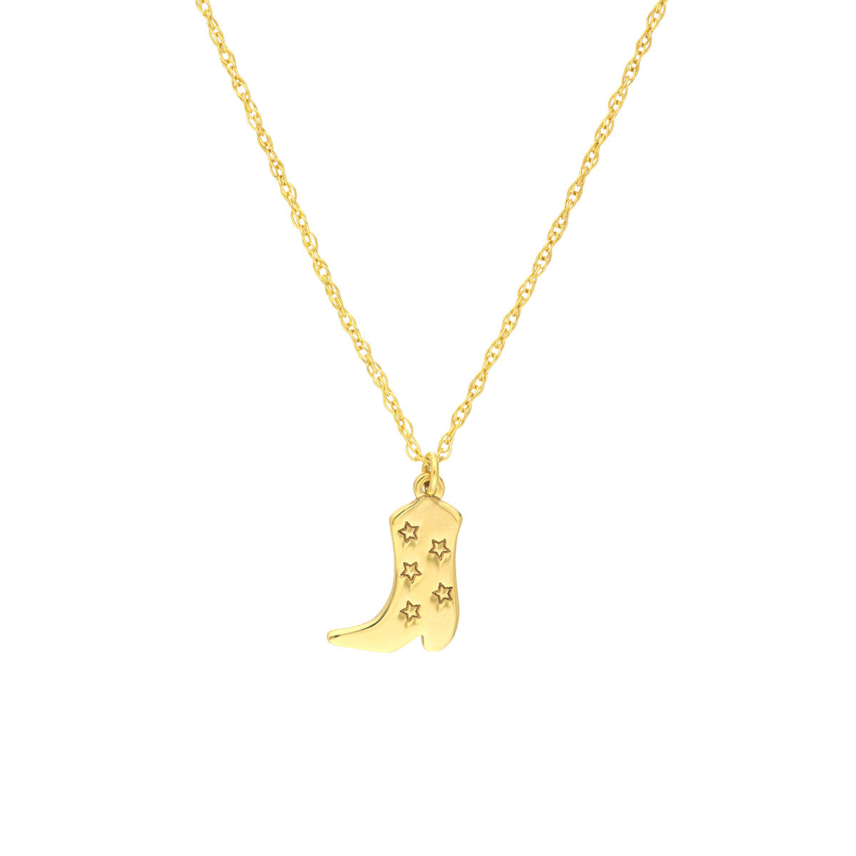 Cowboy Boot Necklace