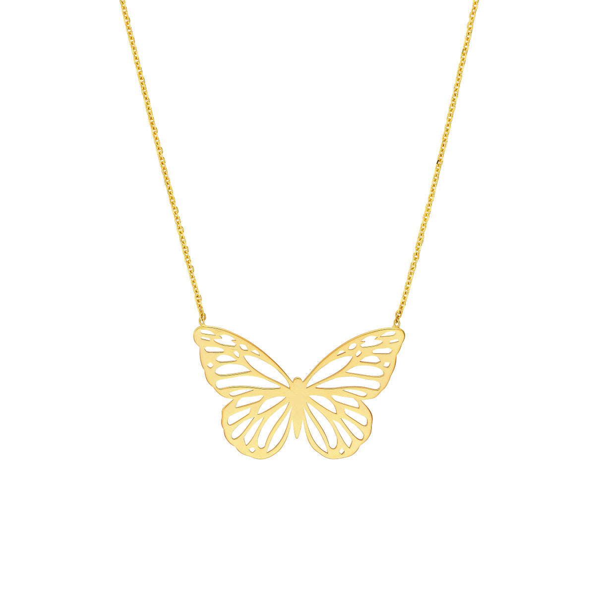Butterfly Carving Necklace
