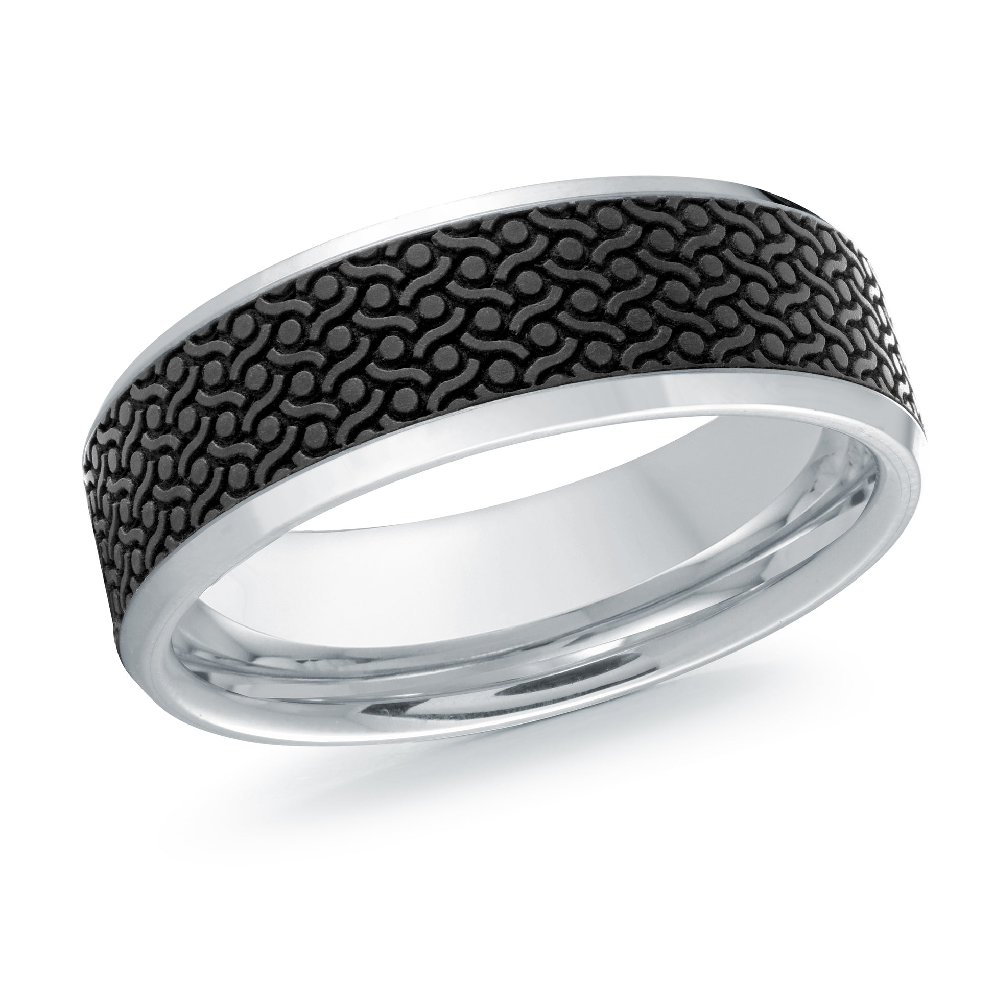 Carbon Fiber + Gold Wedding Band