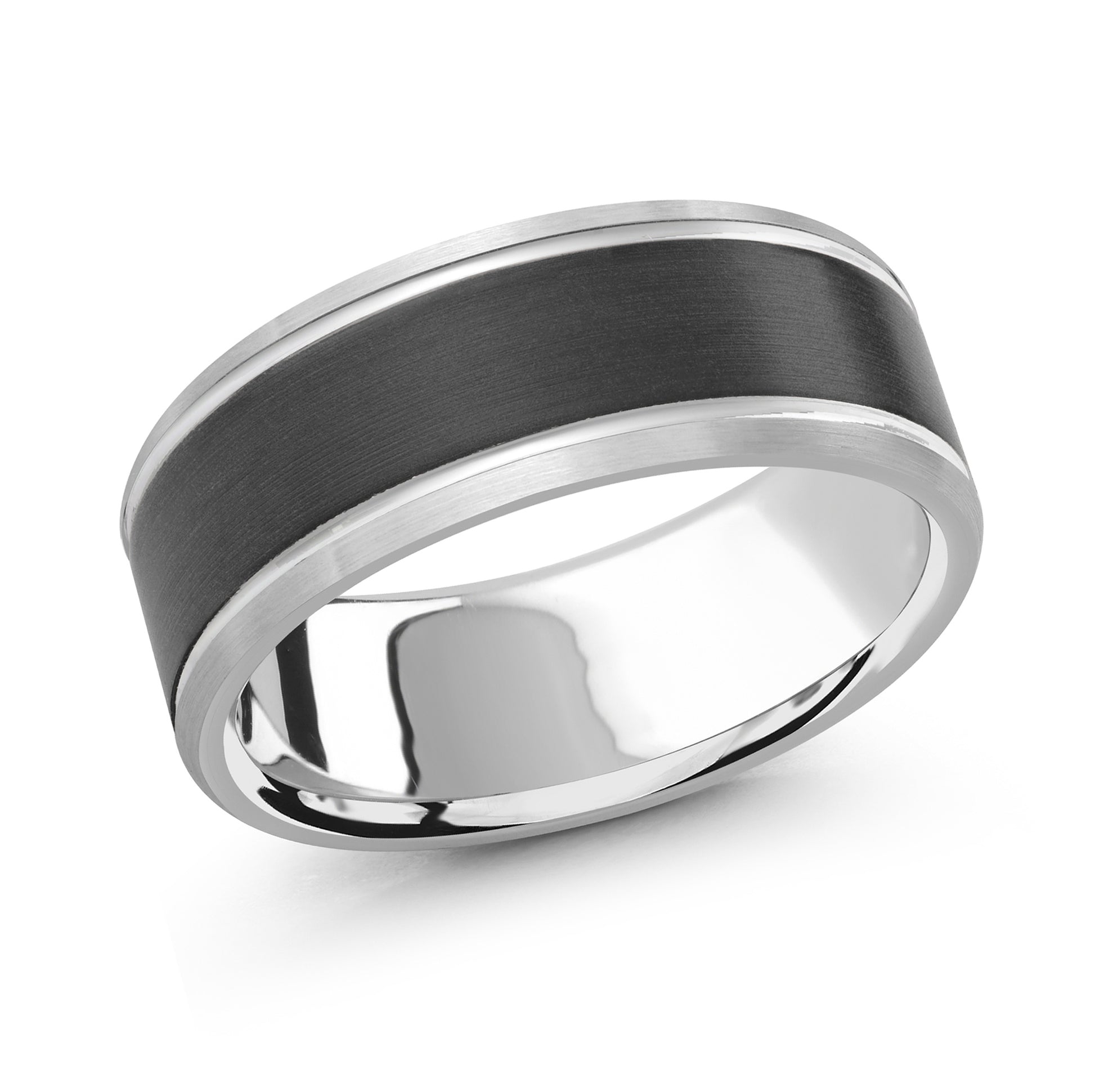Carbon Fiber + Gold Wedding Band