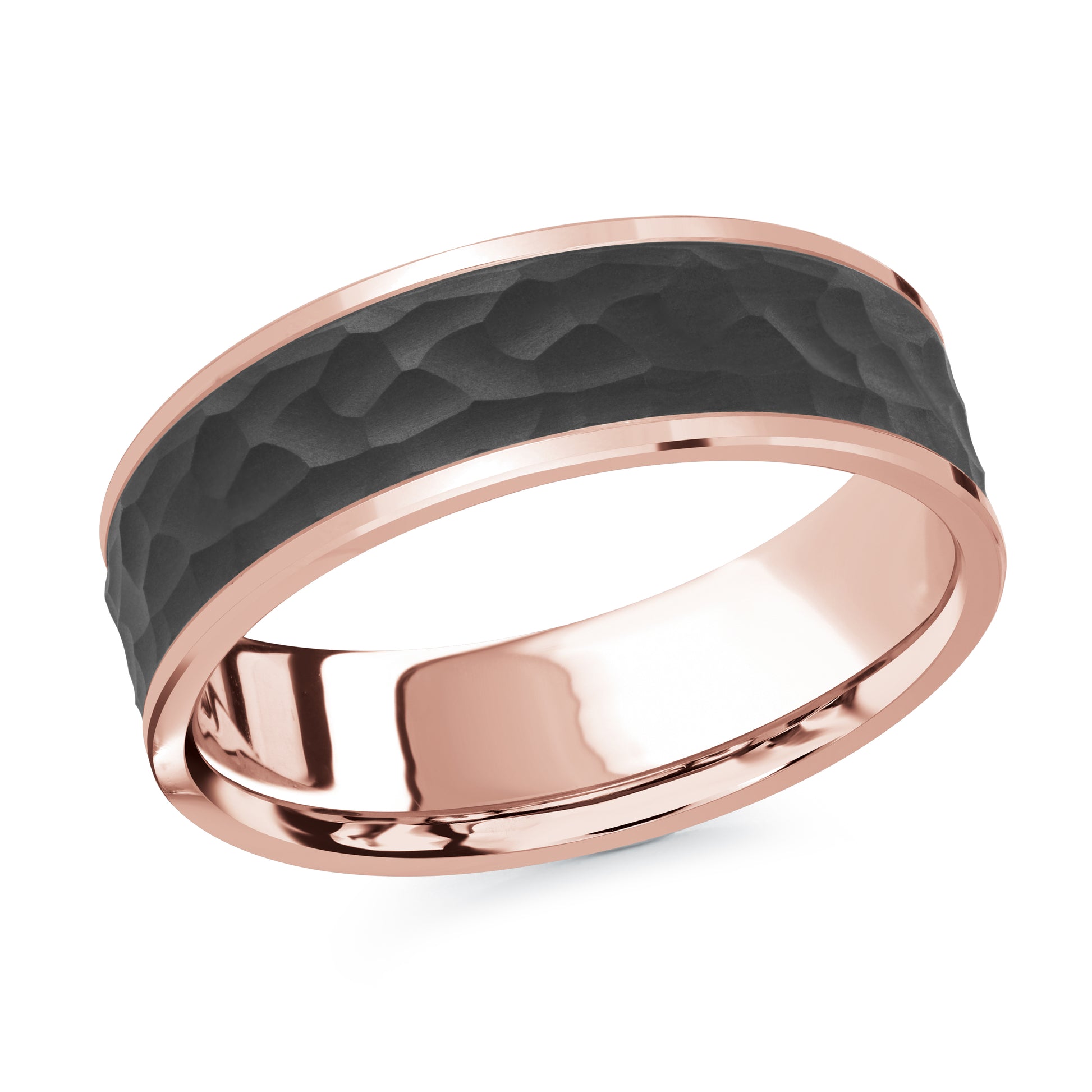 Carbon Fiber + Gold Wedding Band