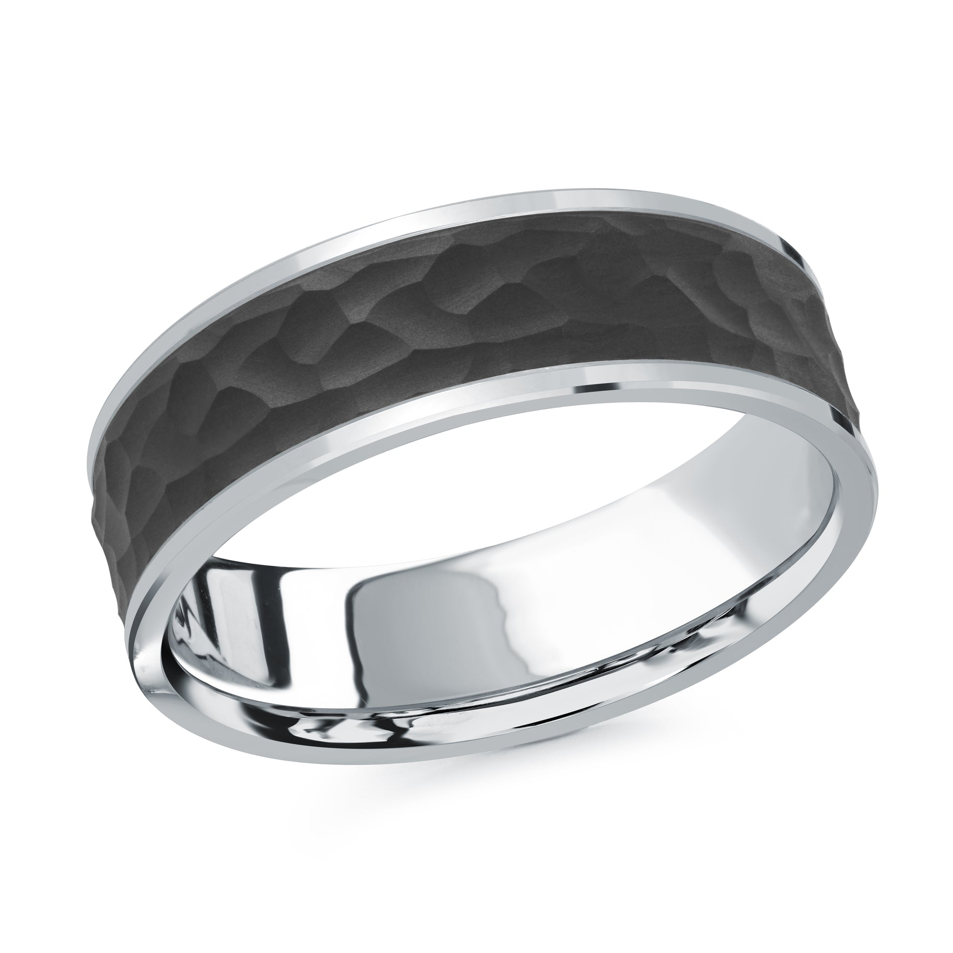 Carbon Fiber + Gold Wedding Band