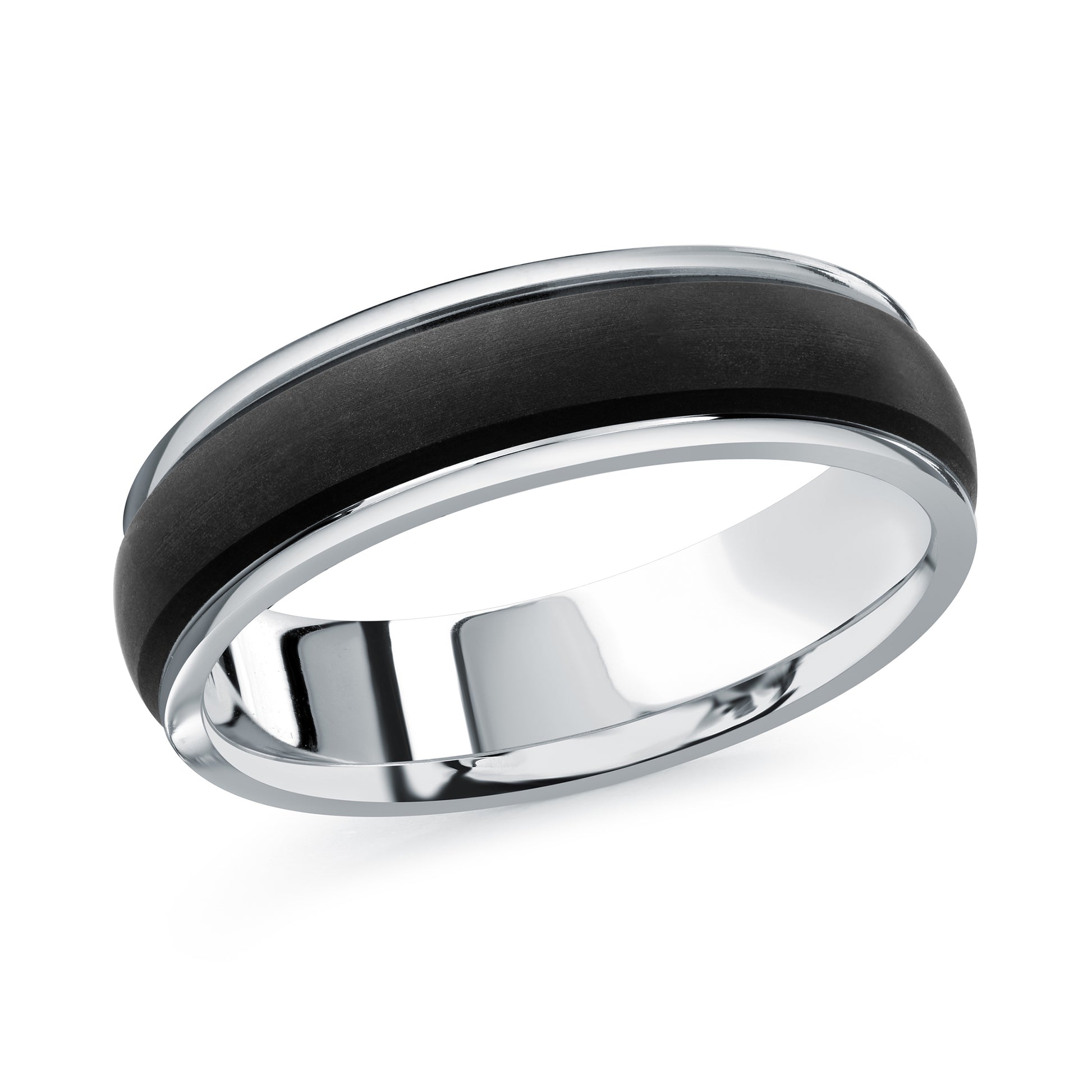 Carbon Fiber + Gold Wedding Band