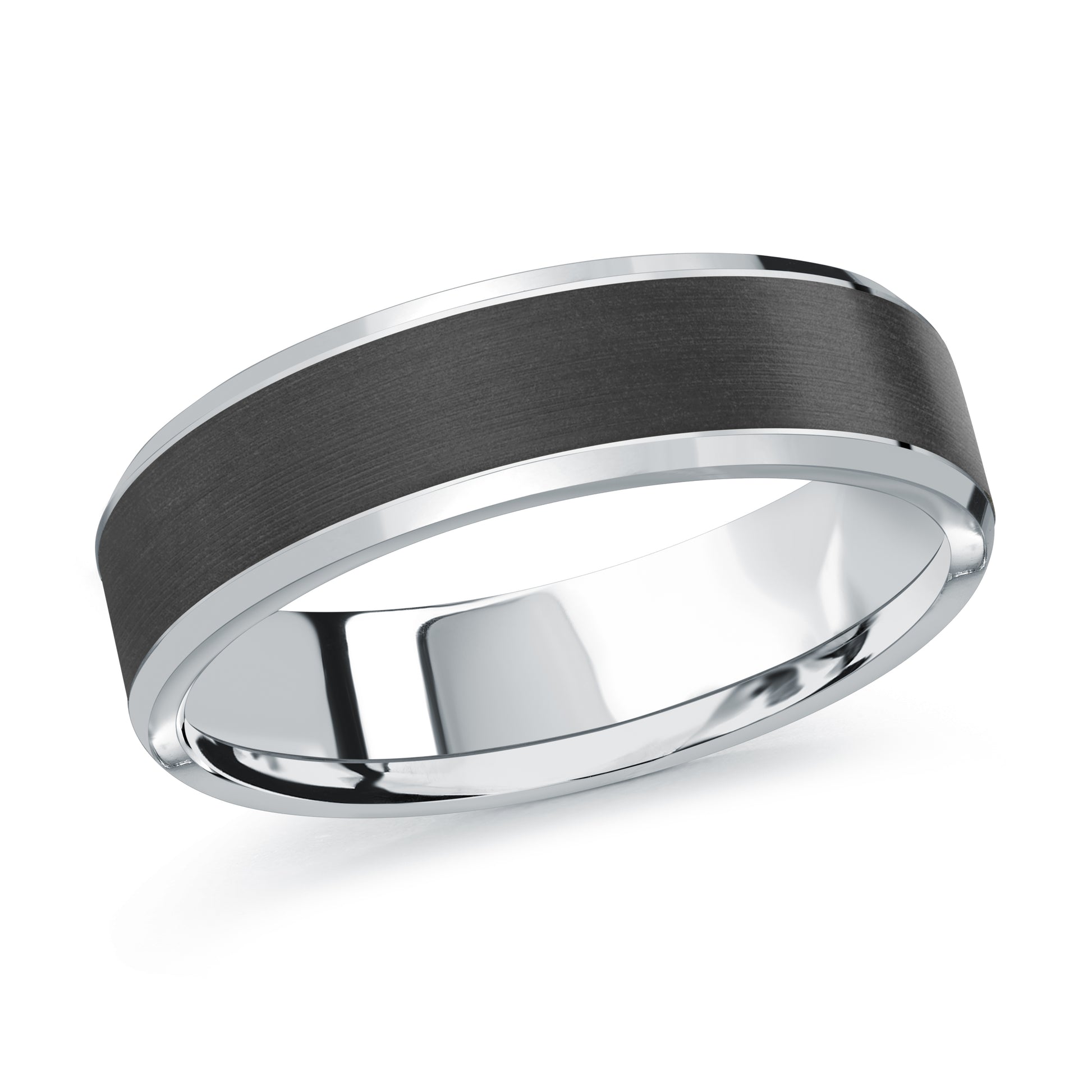 Carbon Fiber + Gold Wedding Band