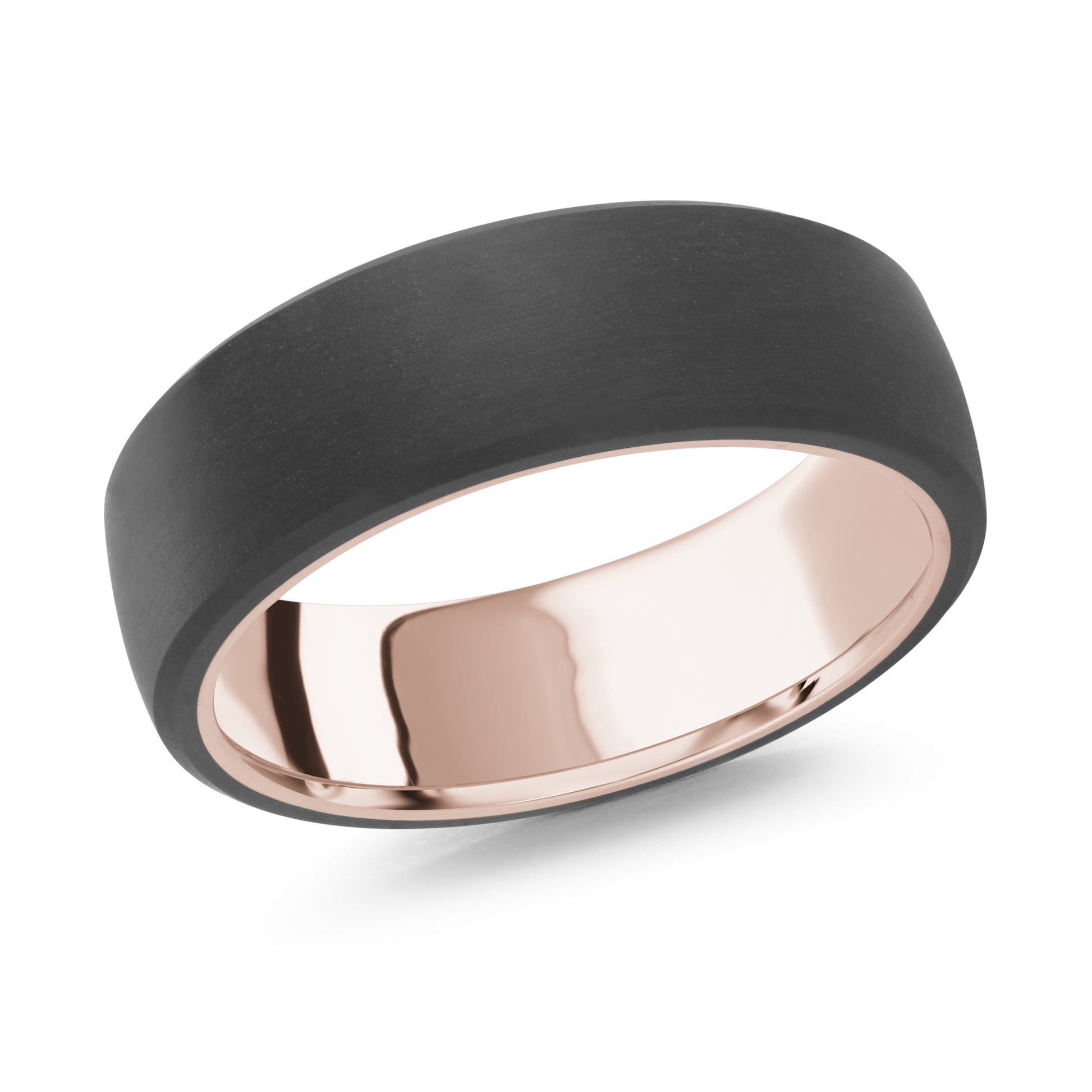 Carbon Fiber + Gold Wedding Band