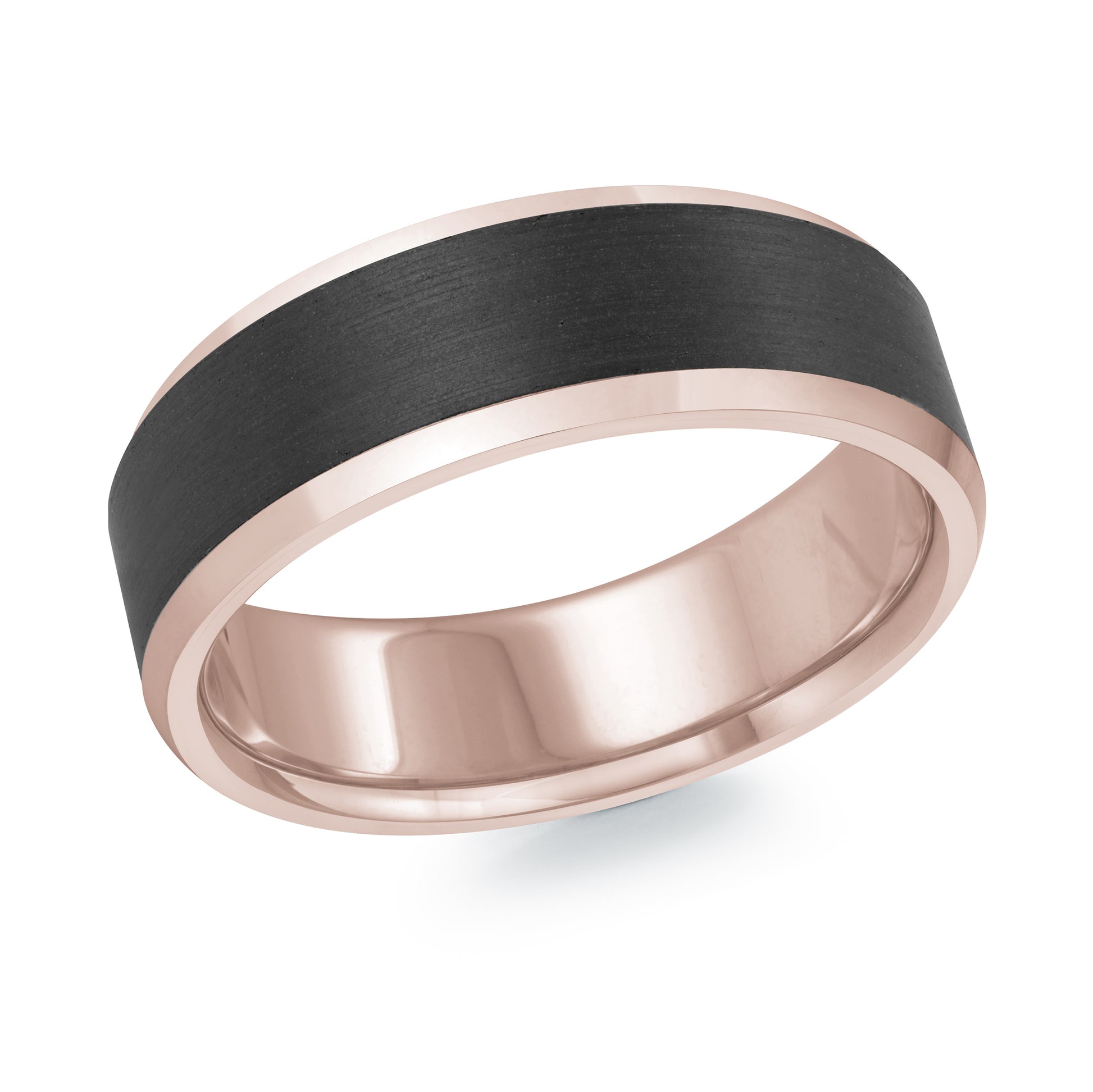 Carbon Fiber + Gold Wedding Band