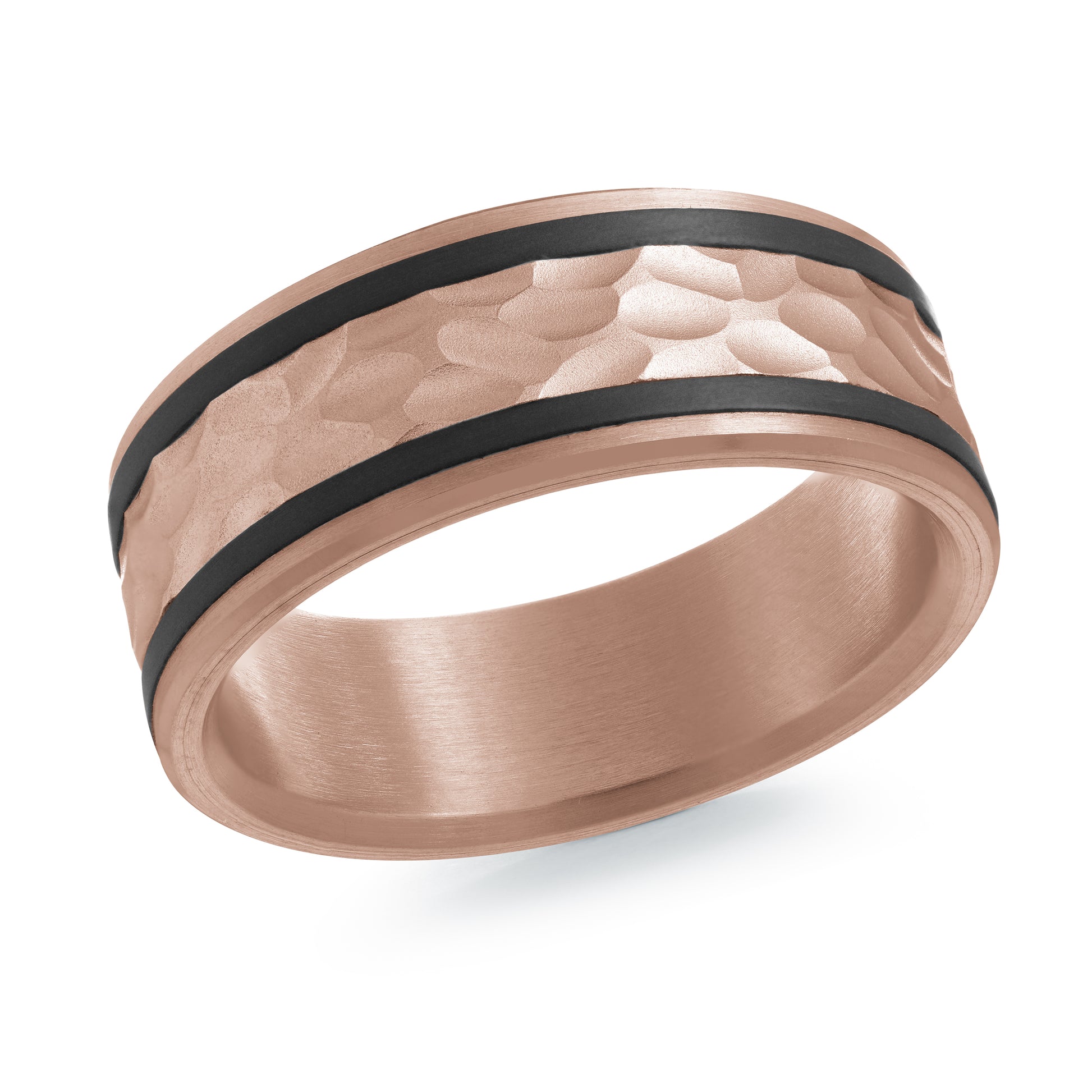 Carbon Fiber + Gold Wedding Band