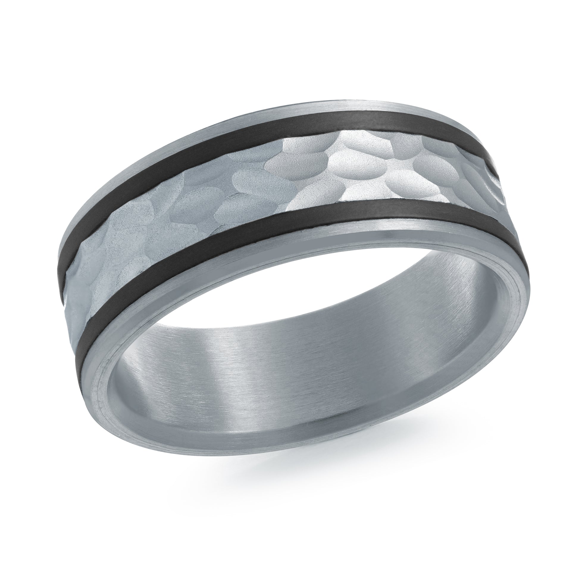 Carbon Fiber + Gold Wedding Band