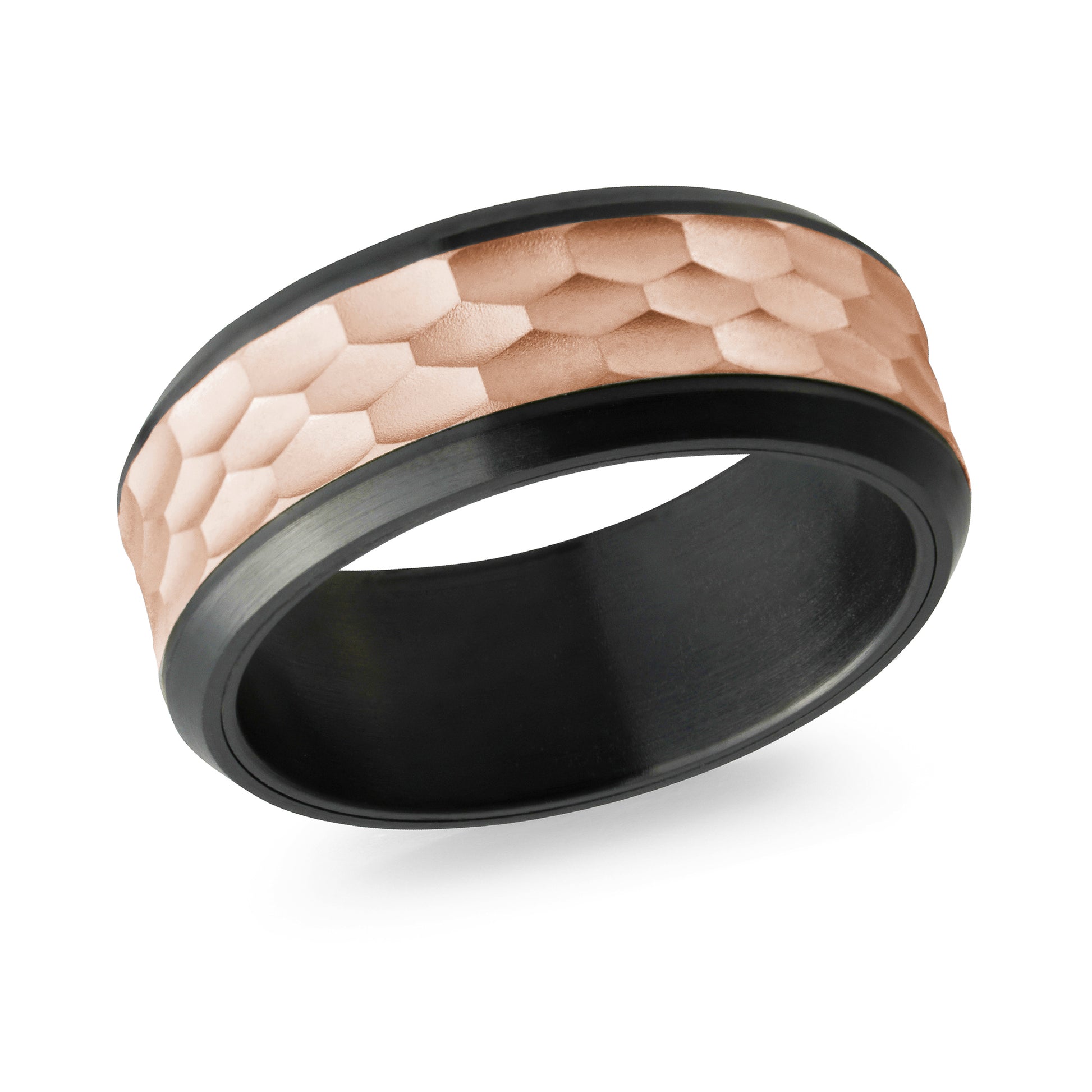 Carbon Fiber + Gold Wedding Band