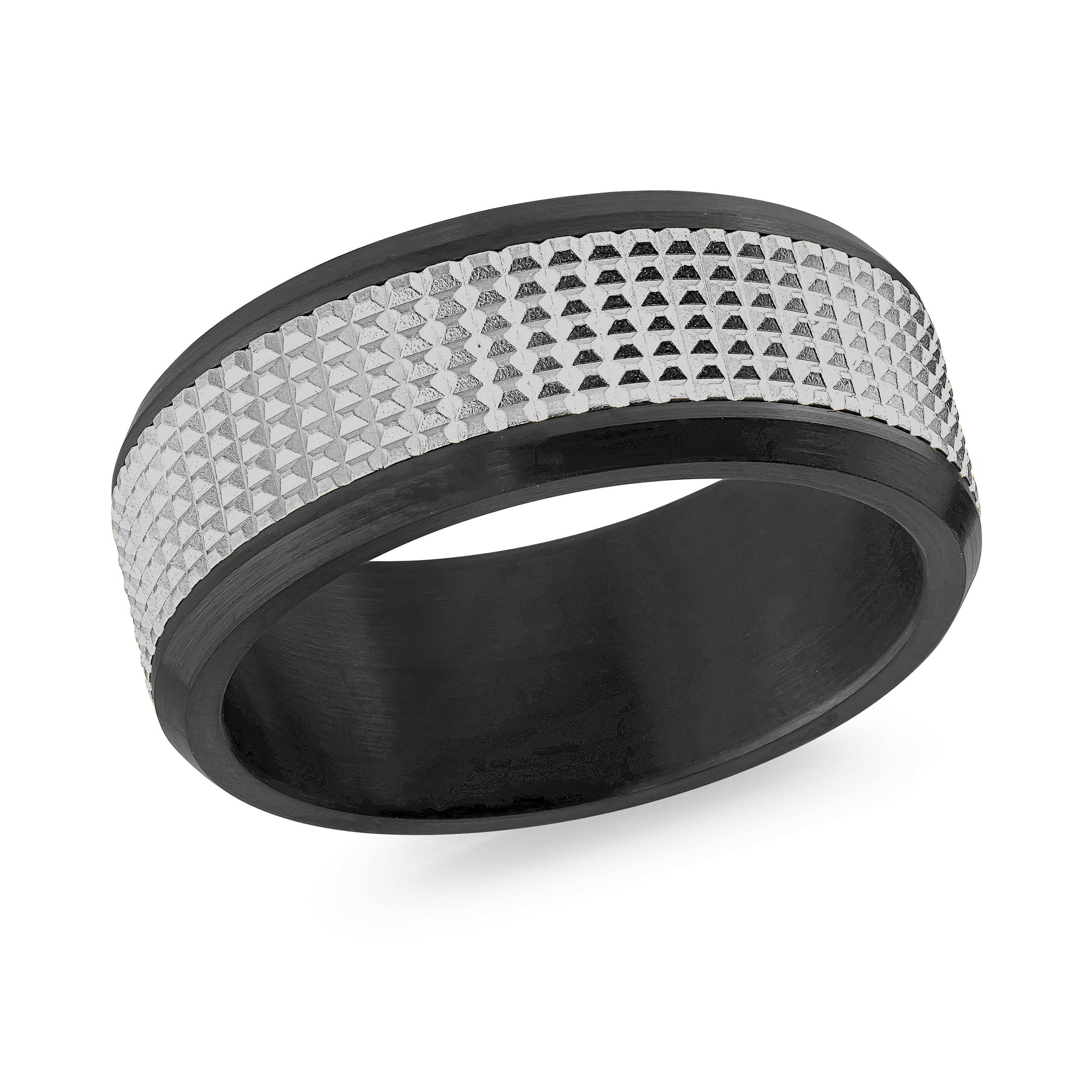 Carbon Fiber + Gold Wedding Band